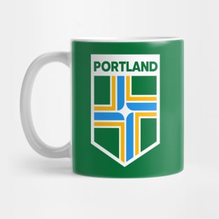 Portland, Oregon City Flag Emblem Mug